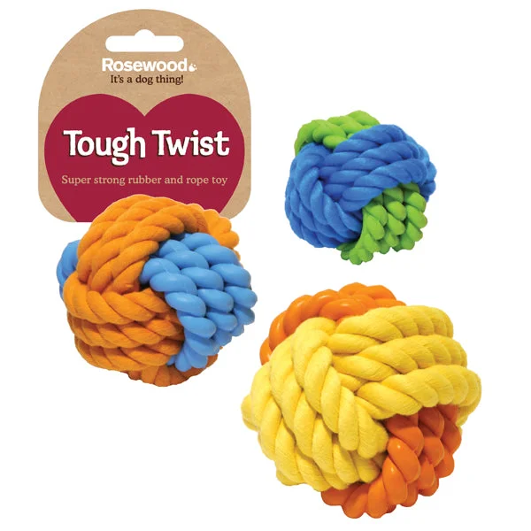 - Custom pet birthday cake3.5" Rubber & Rope Ball Asstd