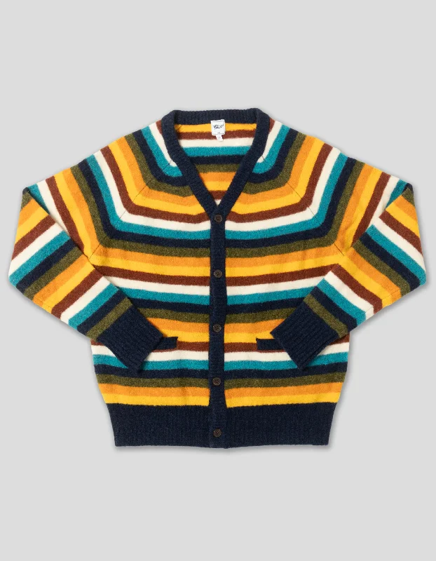 -Anti-scratch sofa protective coverMULTI STRIPE CARDIGAN SWEATER