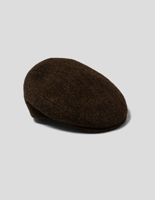 - Pet stroller can be taken on the planeHARRIS TWEED IVY CAP - BROWN MARL