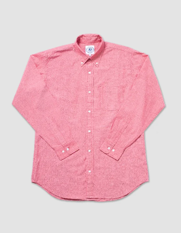 - Teething and chewing toys for puppiesCHAMBRAY LONG SLEEVE SHIRT - RED