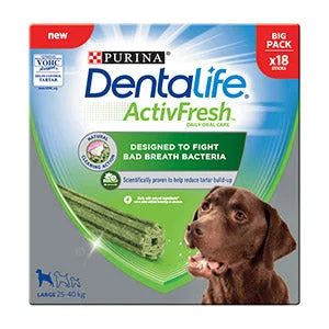 - Dog disposable foam shower gelDentalife Activefresh Large Dog Dental chew 18 Stick