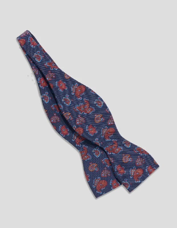 - Cat nail clippers with LED lightsIRISH POPLIN PAISLEY BOW TIE - NAVY/RED