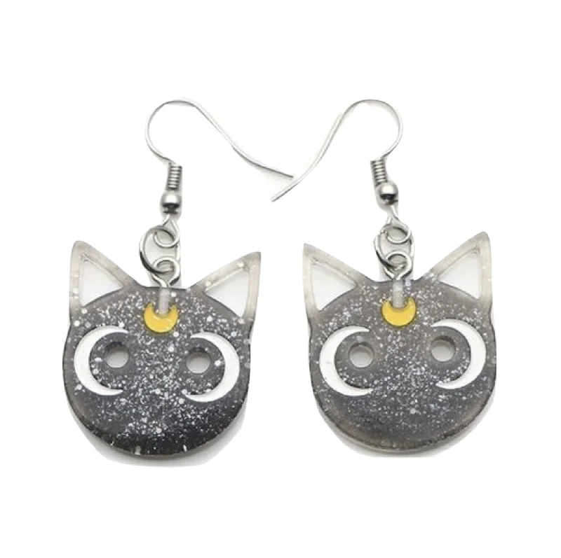 - Pet tear stain cleaning wipesLuna Earrings