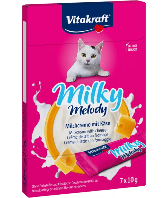    - Affordable cat food with good quality  Vitakraft - Milky Melody With Cheese 7x10g