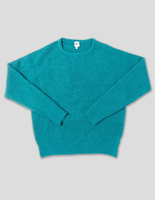- Pet electric nail grinder silent modelSOLID CREW NECK SWEATER - TURQUOISE