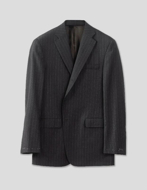 - Natural latex pet mattressGREY CHALKSTRIPE SUIT
