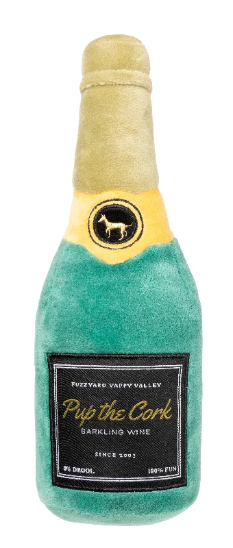 ---Pup The Cork Sparkling Wine - Dog Toy