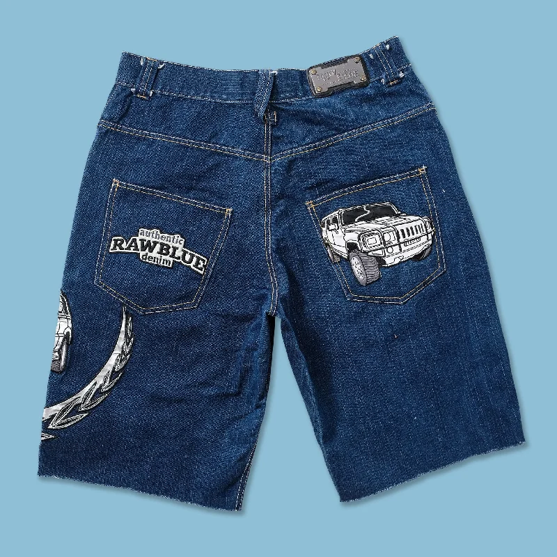 - Degradable pet feces bagY2K Raw Blue Baggy Shorts W35