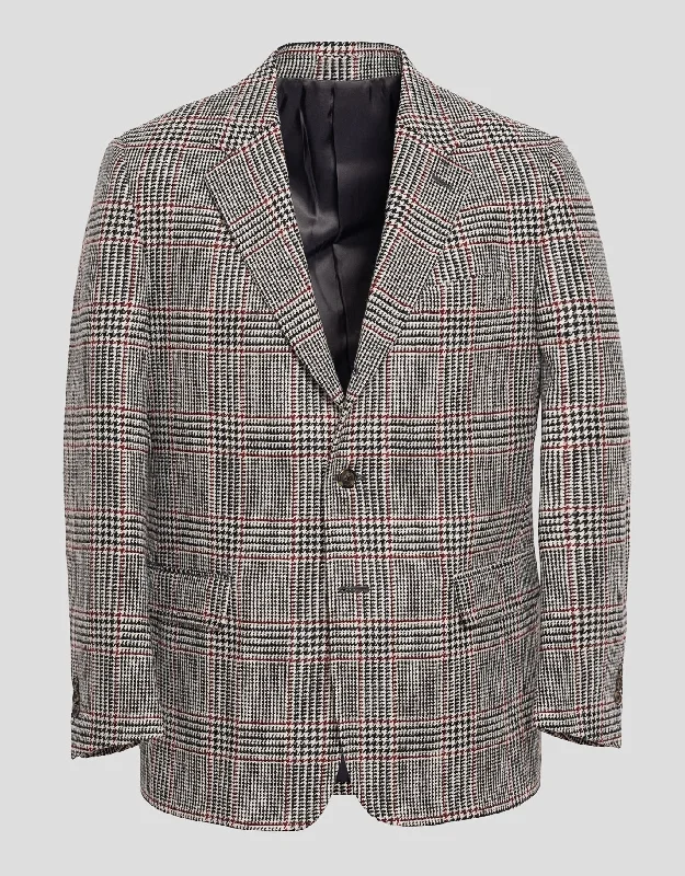 - Pregnant cat delivery room warming boxBLACK AND WHITE PLAID W/RED DECO SPORT COAT