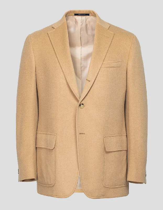 ---TAN CAMEL HAIR SPORT COAT