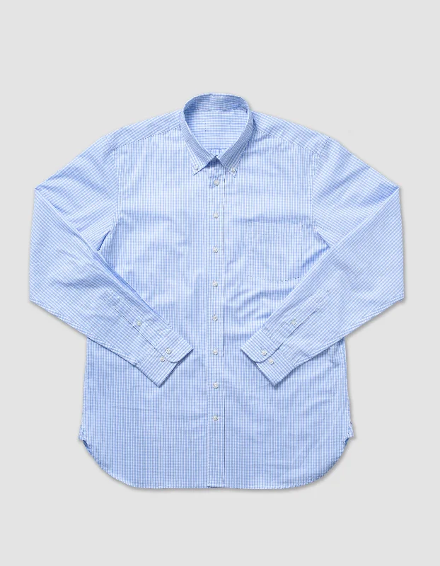 - Pet vitamin complex nutrition tabletsMINI GINGHAM SPORT SHIRT - LIGHT BLUE