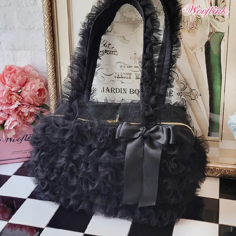 Small dog clothesWooflink Daydream Bag Tulle 2 in Black