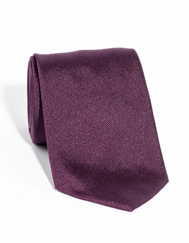  -Splash-proof food bowl AND Anti-choking slow food bowlSILK REPP SOLID TIE - PURPLE