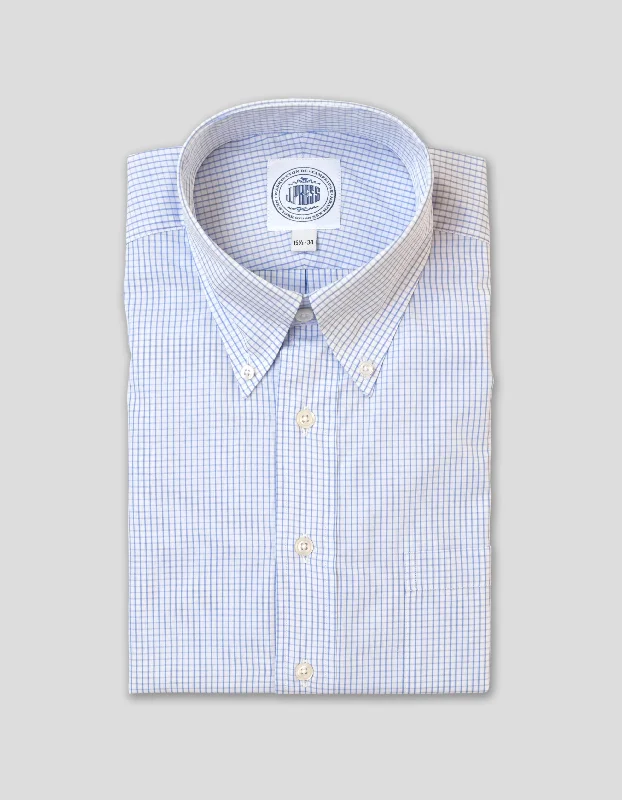 - Pet fence foldable indoorLIGHT BLUE TATTERSALL BUTTON DOWN DRESS SHIRT
