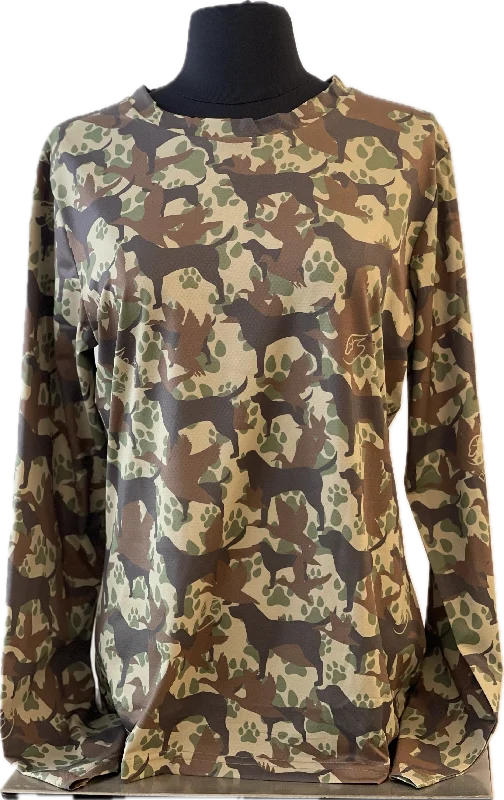 Pet ProductsDuck Dog Original Camo - Ladies Long Sleeve Performance T Shirt, Sunproof SPF 50+ Pet ProductsDuck Dog Original Camo - Ladies Long Sleeve Performance T Shirt, Sunproof SPF 50+