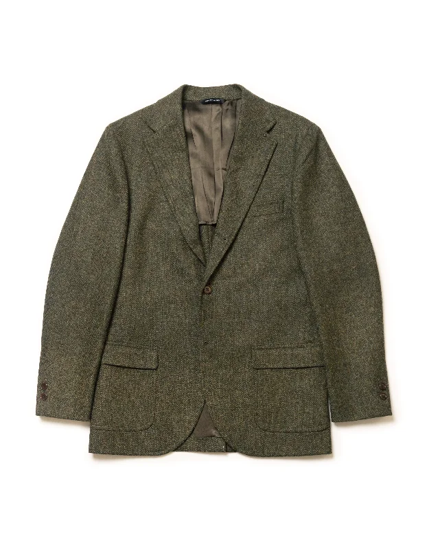 - Air box TSA certified check-inOLIVE HERRINGBONE SPORT COAT
