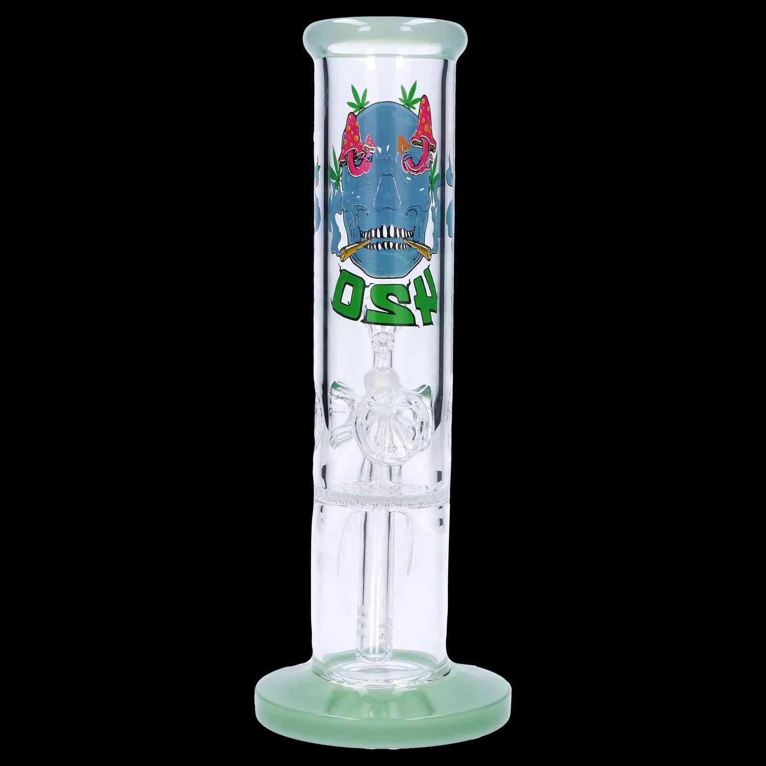 Pet Products420 Skull Water Pipe with Honeycomb Perc - 10 in