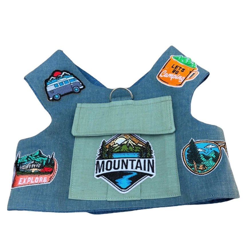 Classification by material or design:Camp Harness Vest in River