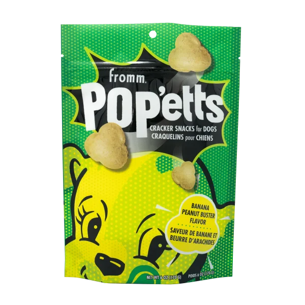 - Dog food recommendations for multi-dog householdsFromm Dog Pop'etts Banana Peanut Buster Cracker Snacks 6 oz - Dog food recommendations for multi-dog householdsFromm Dog Pop'etts Banana Peanut Buster Cracker Snacks 6 oz
