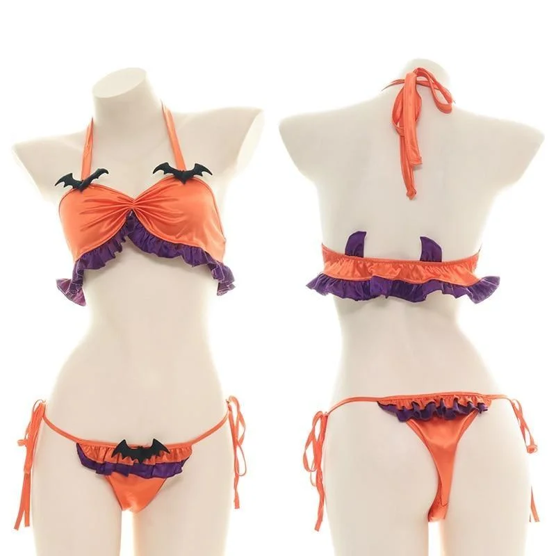  -Anti-scratch sofa protective coverHalloween Ruffled Devil Lingerie Set