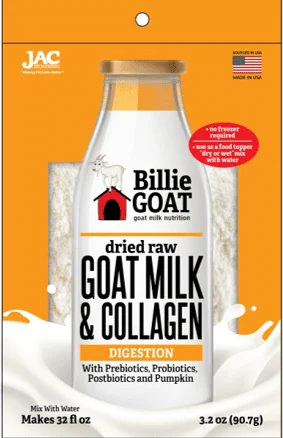  -Cost-effective dog foodJac Dried Goat Milk & Collagen Topper Digestion 3.2oz
