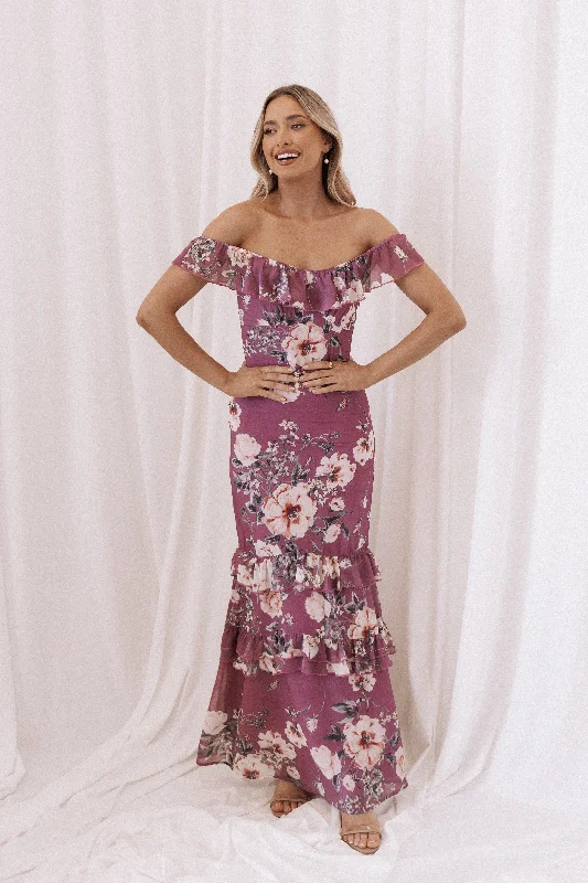  -Explosion-proof leash FOR LARGE dogsIrelynn Maxi Dress - Dark Rose Floral