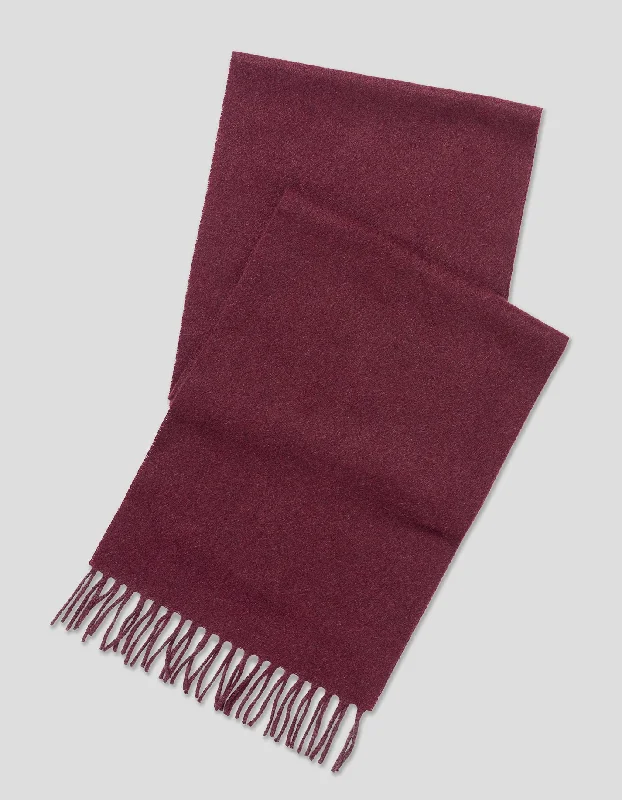 - Climbing pet constant temperature heating padCASHMERE SOLID MUFFLER - BURGUNDY