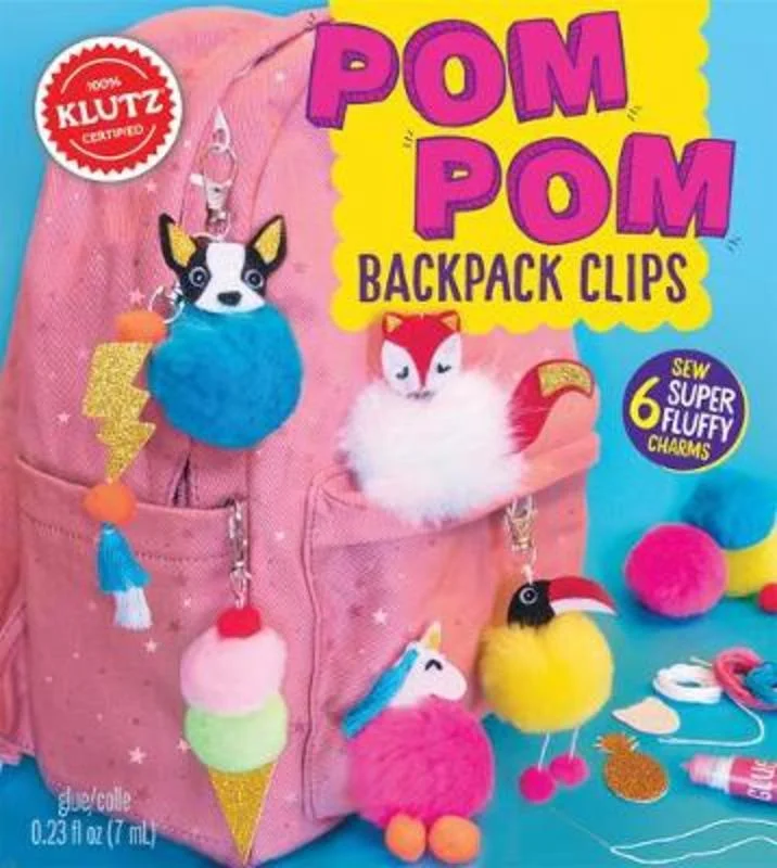  -Anti-scratch scratching board AND cat bed in onePom-Pom Backpack Clips