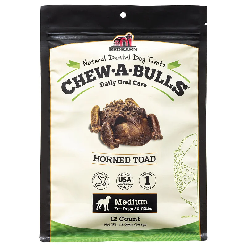 - Hypoallergenic dog foodREDBARN Chew-A-Bulls Toad Medium 12pk