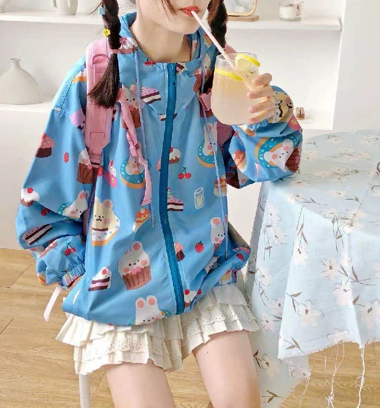 ---Cupcake Bunny Windbreaker