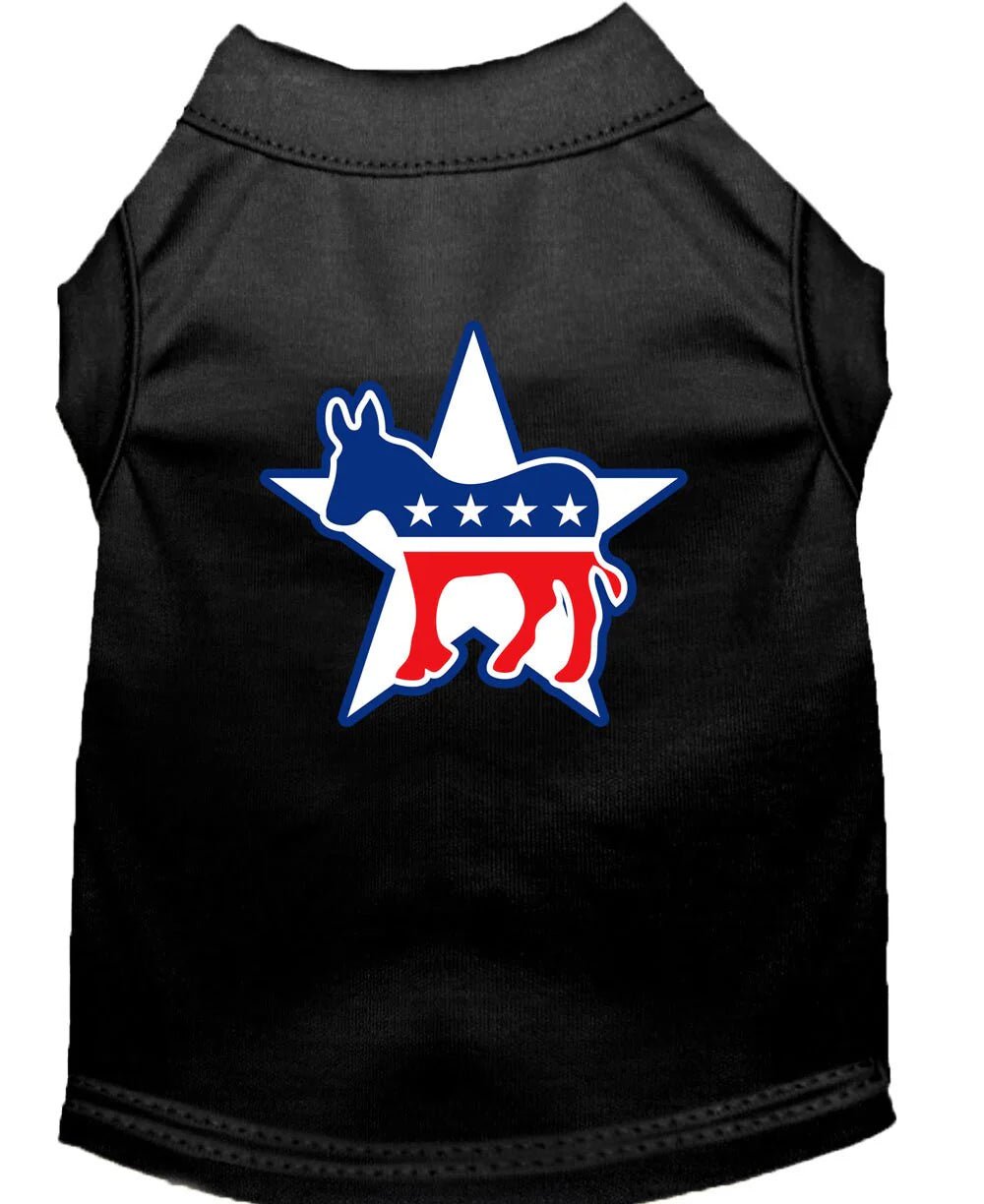 Pet anti-allergic clothesDemocrat Screen Print Shirt