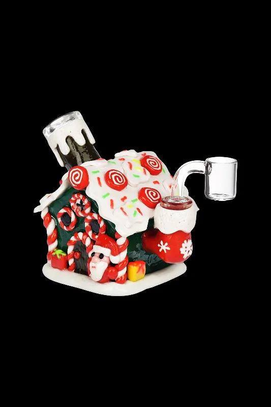  -Splash-proof food bowl AND Anti-choking slow food bowlHoliday Gingerbread House Glass Dab Rig
