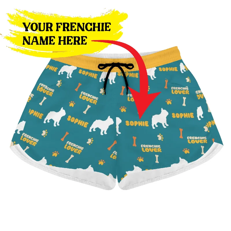- Cat anti-jump window safety netCustom Womens Beach Shorts with French Bulldog Name - Cat anti-jump window safety netCustom Womens Beach Shorts with French Bulldog Name