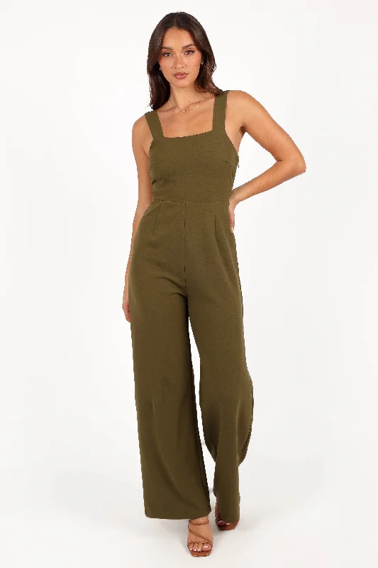 - Pet stroller can be taken on the planeHyatt Jumpsuit - Olive