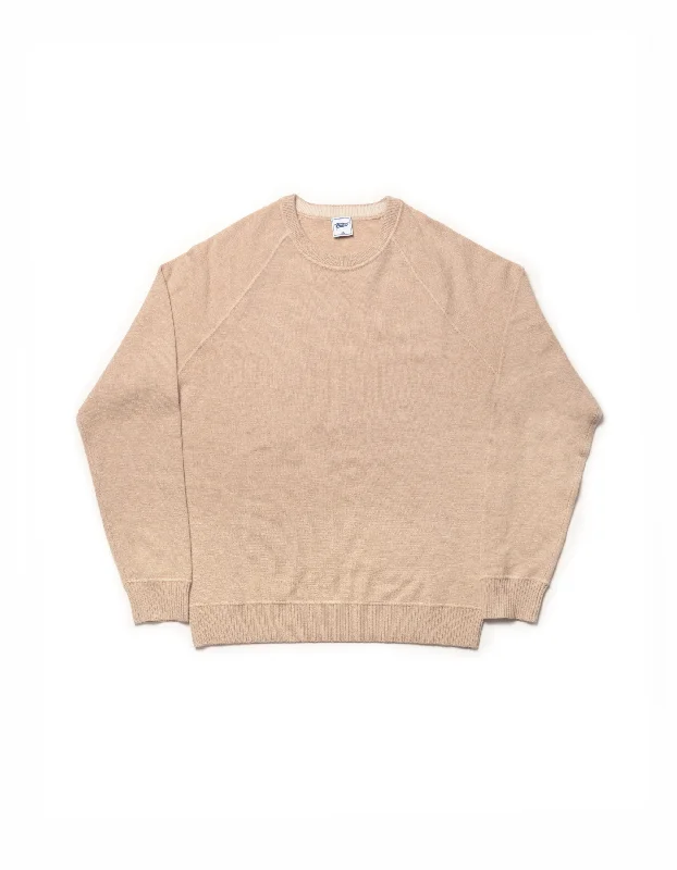  -Anti-scratch scratching board AND cat bed in oneCASHMERE CREW NECK SWEATER - TAN