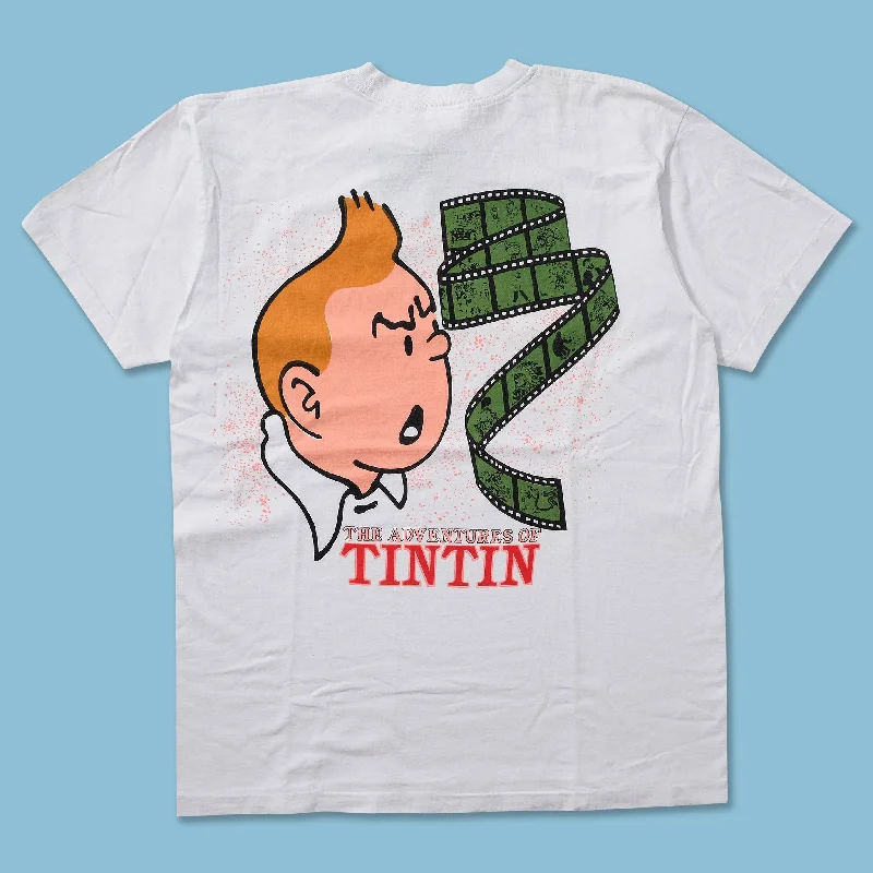 - Winter warm clothes for short-haired dogsVintage The Adventures of Tin Tin T-Shirt Medium