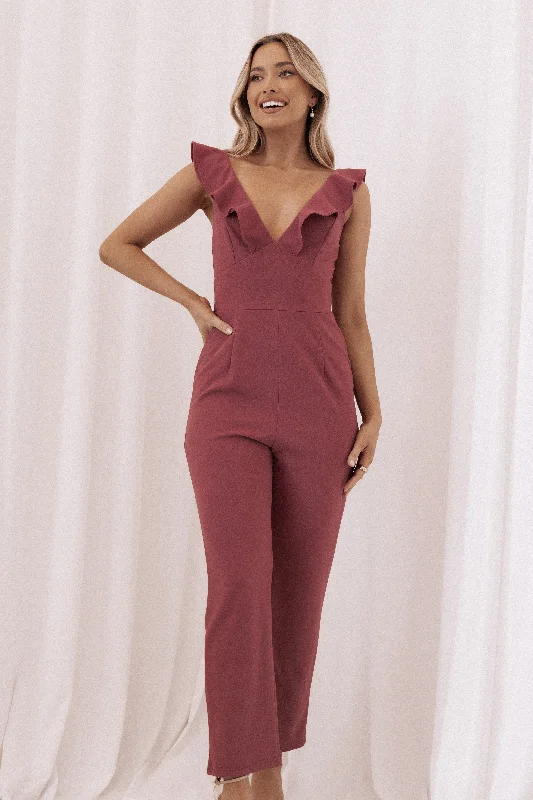 - Climbing pet constant temperature heating padMirabelle Jumpsuit - Dark Rose