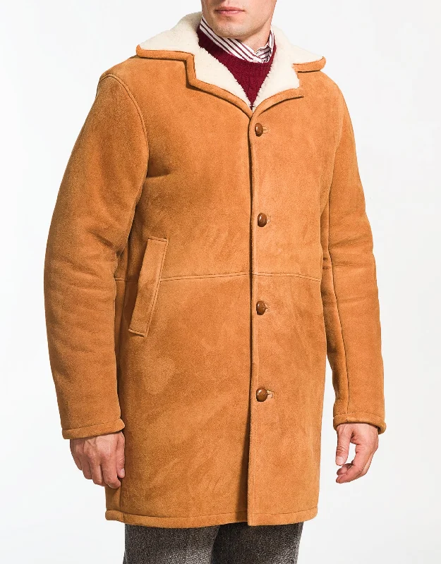 - Automatic temperature adjustment cat bedSHEARLING COAT IN TAN