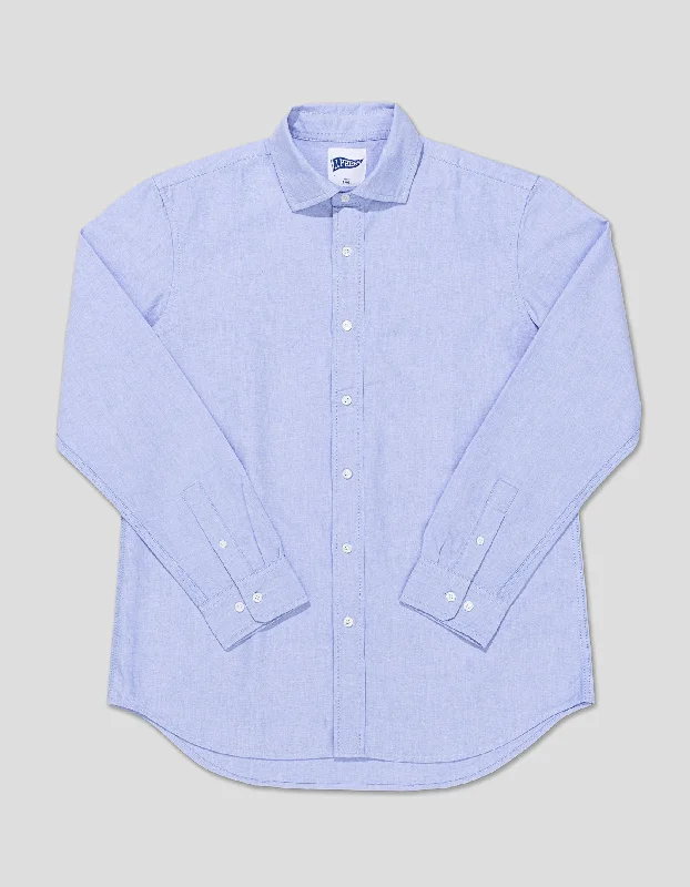 - Summer pet ice matSPREAD COLLAR TRIM FIT OXFORD SHIRT - BLUE