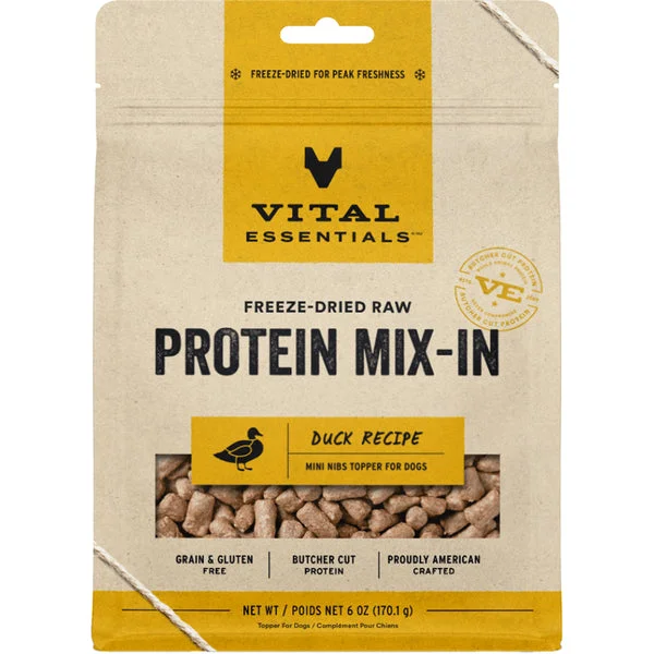  -Cost-effective dog foodVital Essentials Freeze Dried Protein Mix-IN Duck