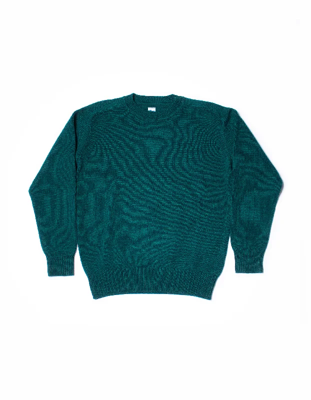 - Pet monitor with cameraWOOL CREW NECK SWEATER - GREEN