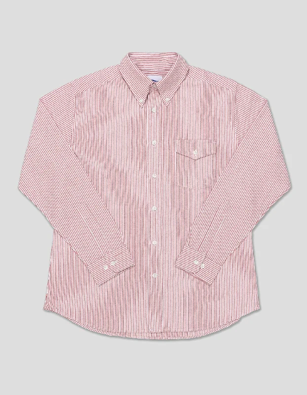 - Teething and chewing toys for puppiesTRIM FIT BUTTON DOWN OXFORD SHIRT - RED STRIPE