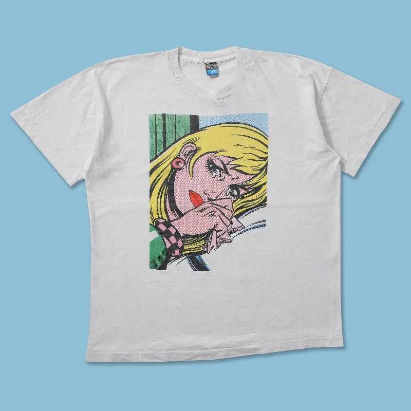 - Parrot climbing and standing wooden frameVintage Pop Art T-Shirt XLarge