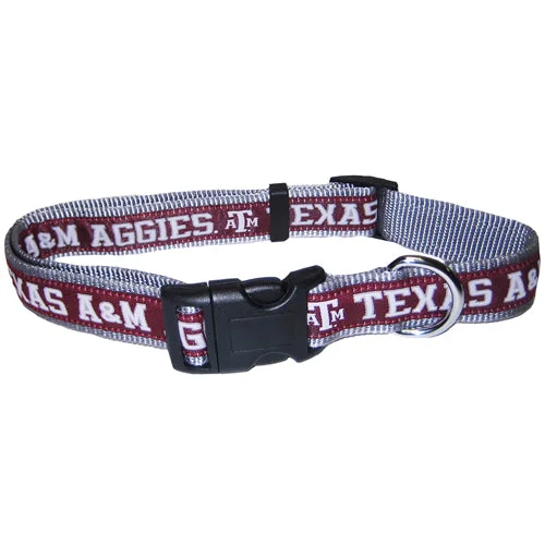   . **Dog bathing brush massage**Texas A&M Aggies Dog Collar