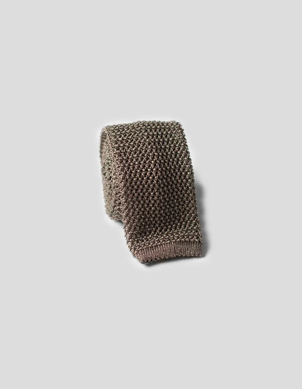 - Teething and chewing toys for puppiesSOLID KNIT TIE - GREY