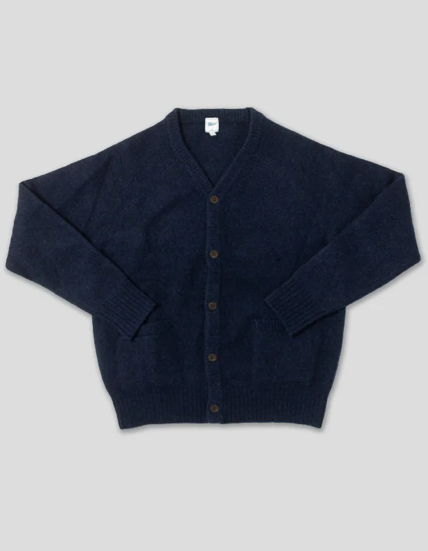 - Automatic temperature adjustment cat bedSOLID CARDIGAN SWEATER - NAVY