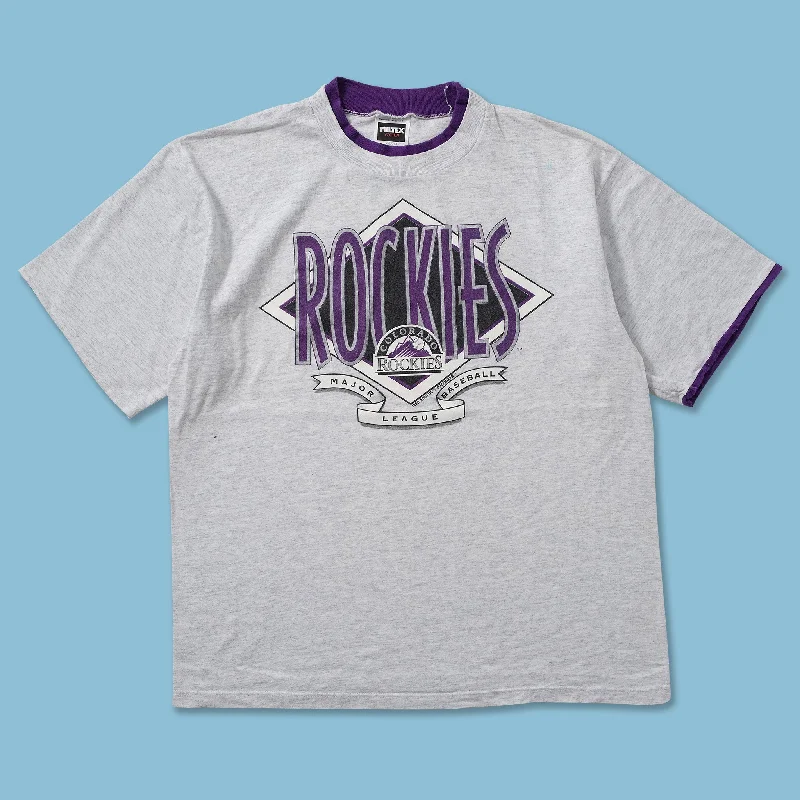 ---1992 Colorado Rockies T-Shirt XLarge
