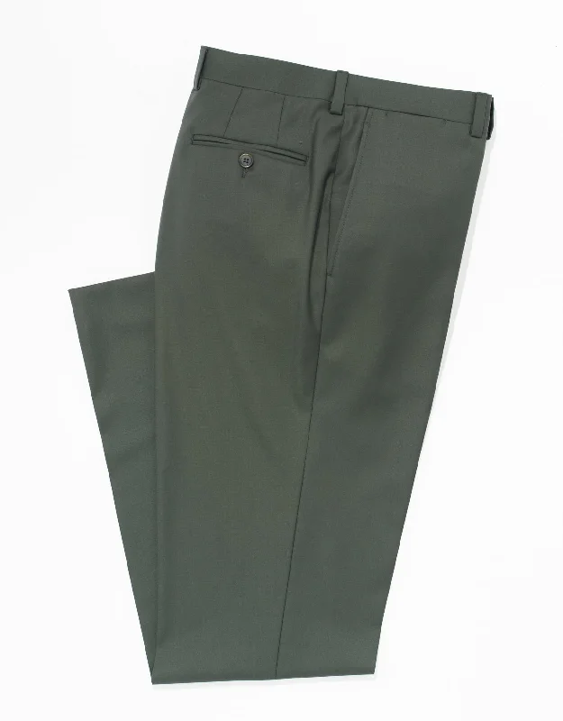 - Solid wood cat climbing frame customizedOLIVE WOOL TWILL TROUSERS - CLASSIC FIT