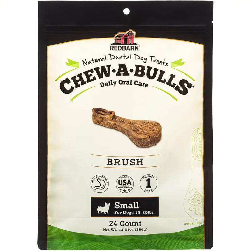 - Gastrointestinal conditioning dog foodREDBARN Chew-A-Bulls Brush Small 24pk