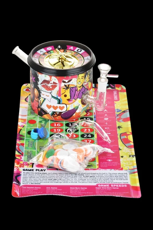 - Air box TSA certified check-inDabtized Puff'N'Play Roulette Game Glass Water Pipe